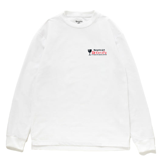 Reception S.C. LS La Carafe T-Shirt - White