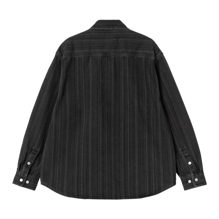 Carhartt WIP Rylan Shirt Jacket - Black Stonewashed
