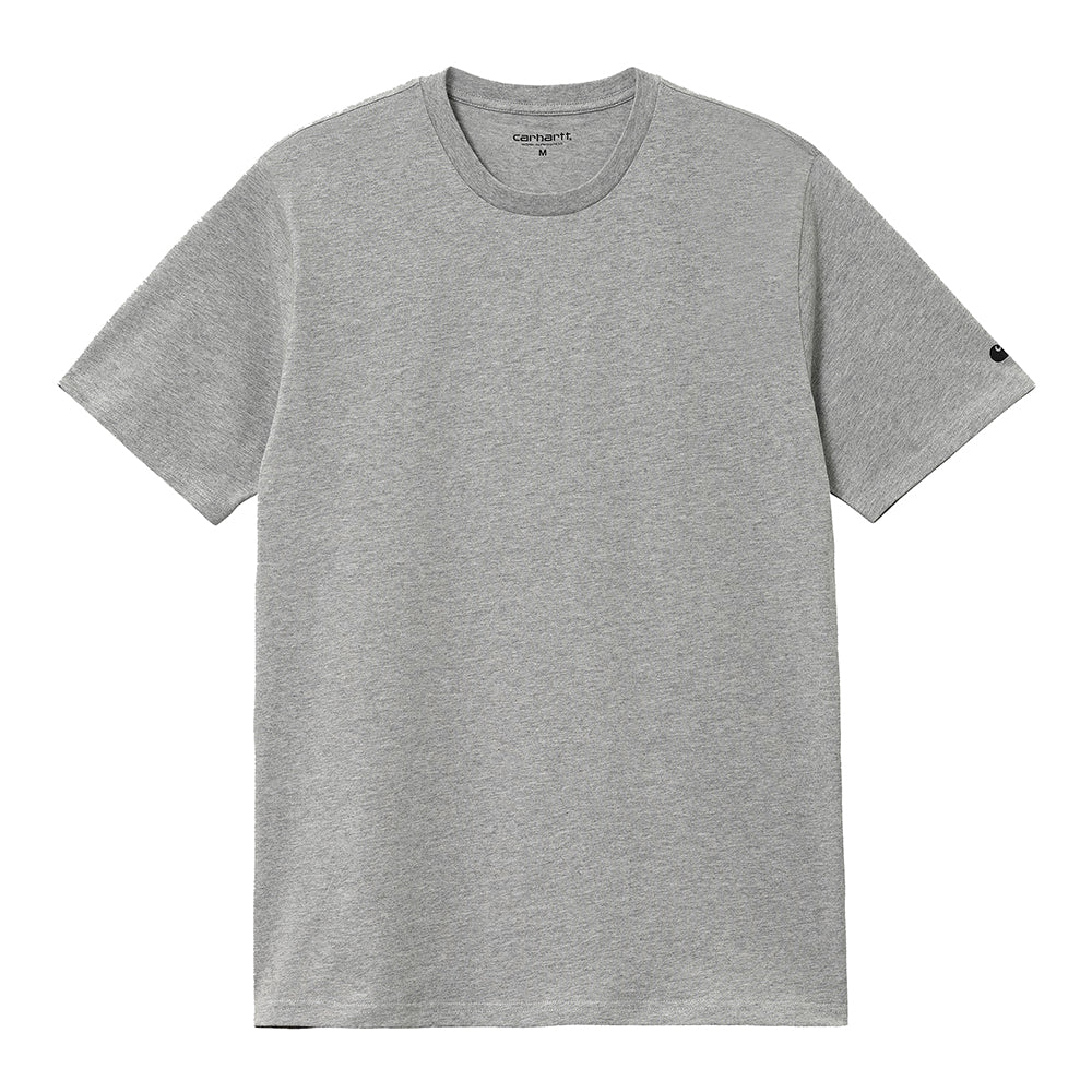 Carhartt WIP Base T-Shirt - Grey Heather Black