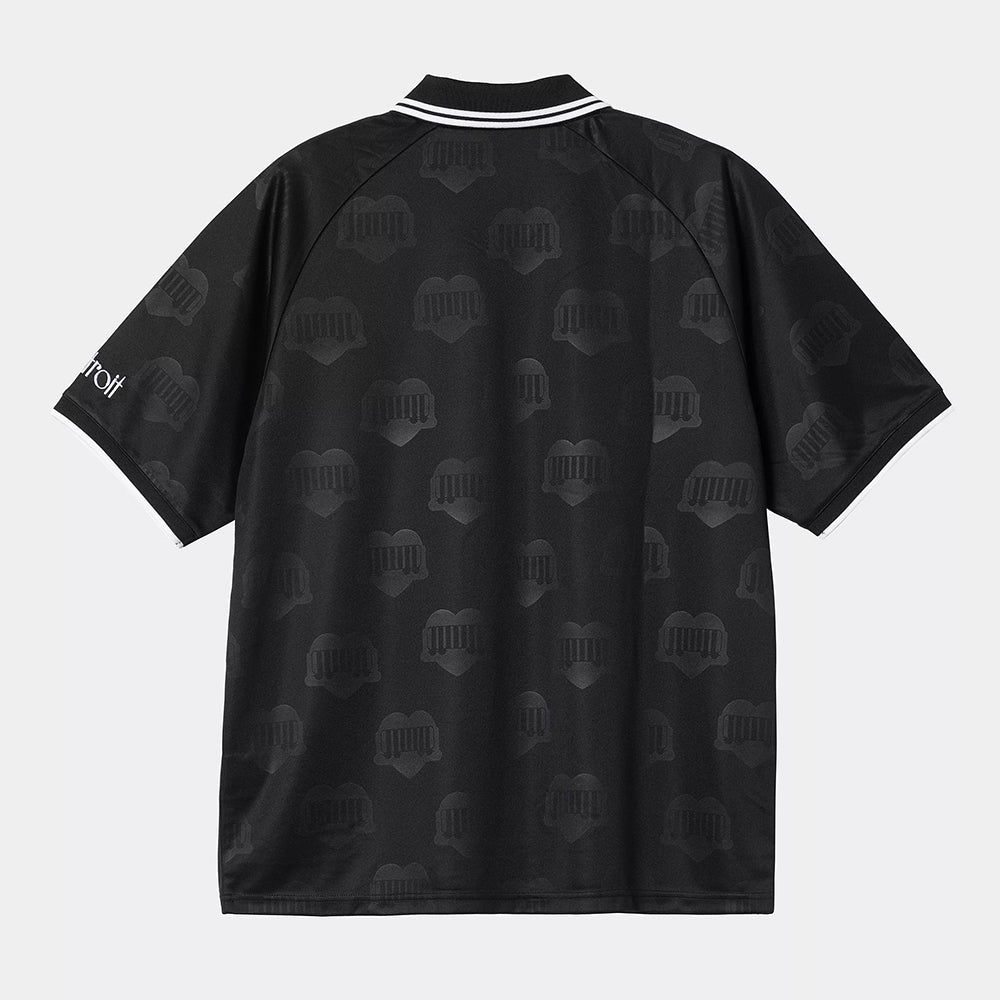 Carhartt WIP S/S HarttEs Football T-Shirt - Black