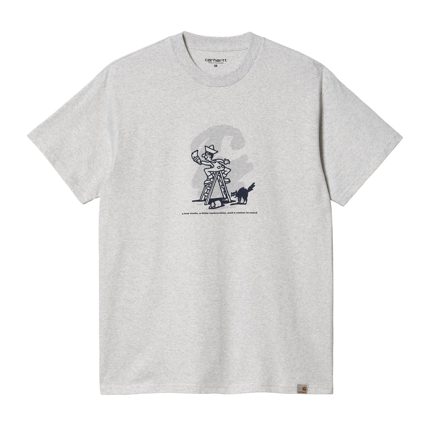 Carhartt WIP Lucky Painter T-Shirt - Ash Heather Enzian