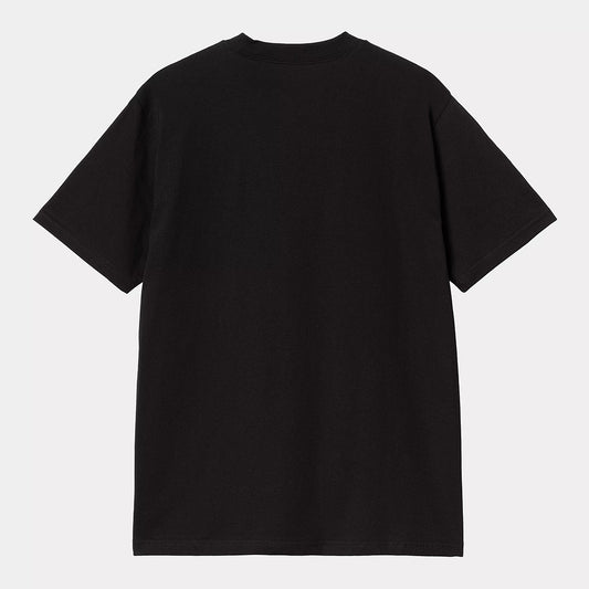 Carhartt WIP S/S Solar Chrome Script T-Shirt - Black
