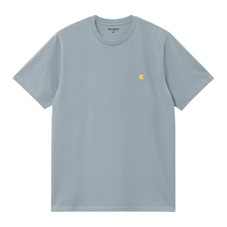 Carhartt WIP Chase T-Shirt - Frosted Blue Gold