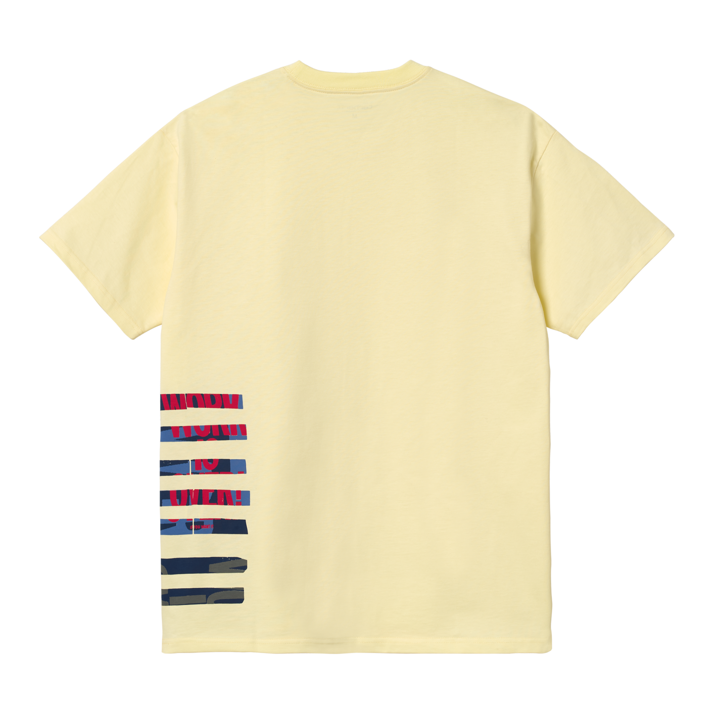 Carhartt Wip Collage State T-Shirt - Soft Yellow