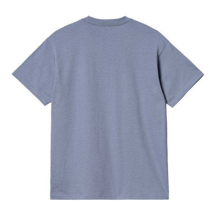 Carhartt WIP S/S Diagram Script Tee - Bay Blue