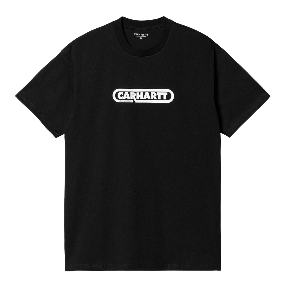 Carhartt WIP Fuse Script T-Shirt - Black White