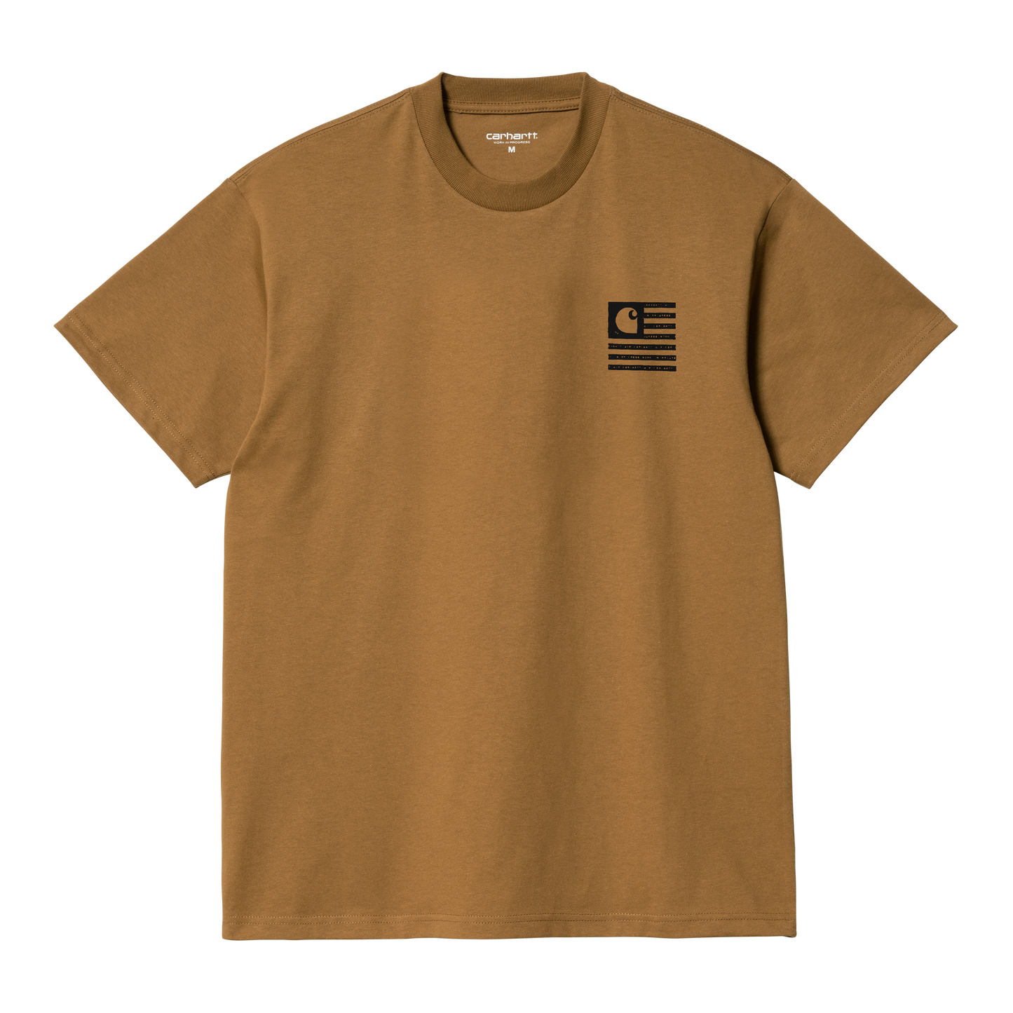 Carhartt WIP Label State Flag T-Shirt - Hamilton Brown