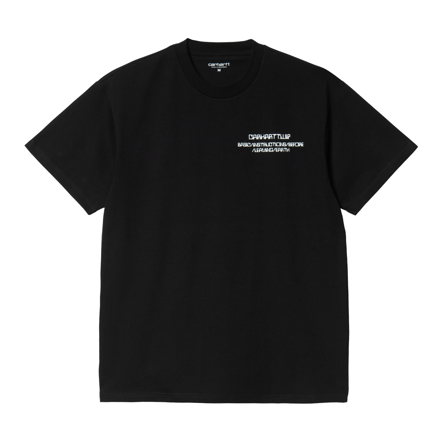 Carhartt WIP Leaving Earth T-Shirt - Black White
