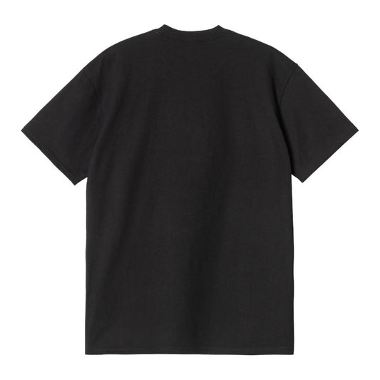 Carhartt WIP Pocket Heart T-Shirt - Black Red