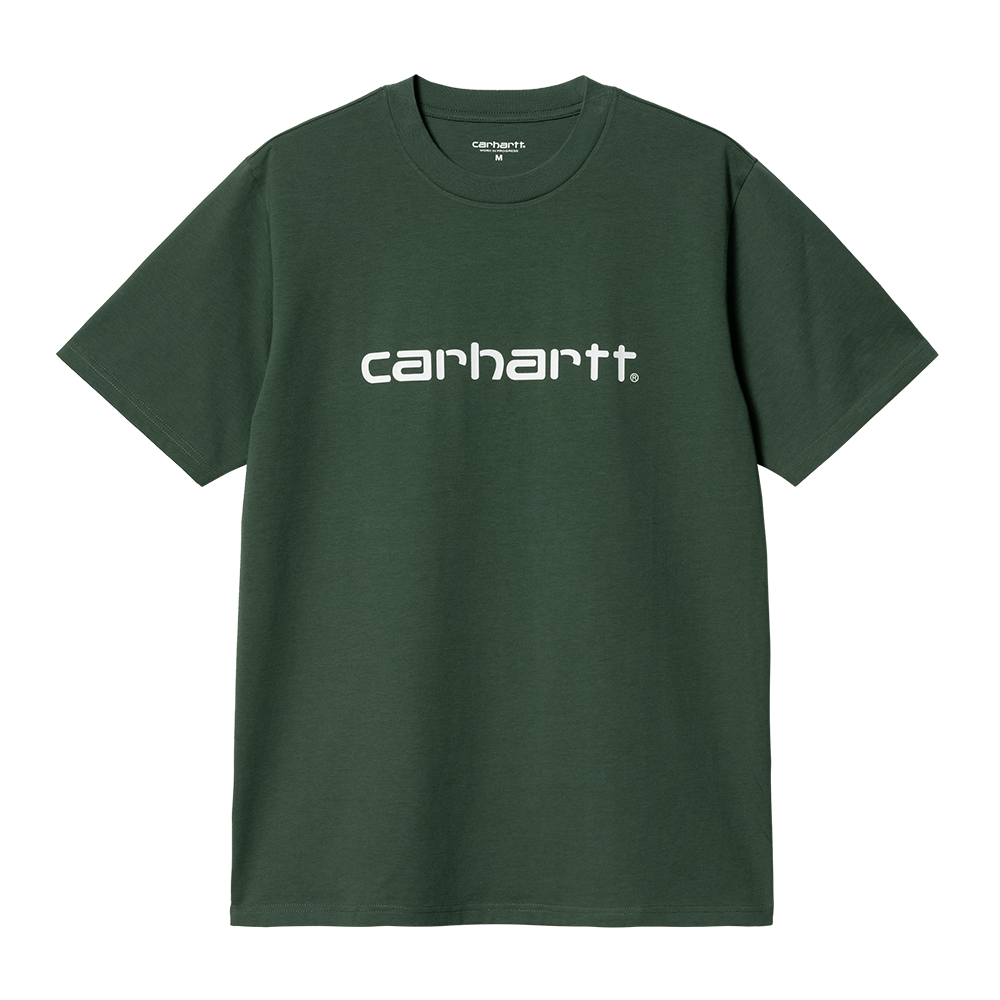Carhartt WIP Script T-Shirt - Treehouse White