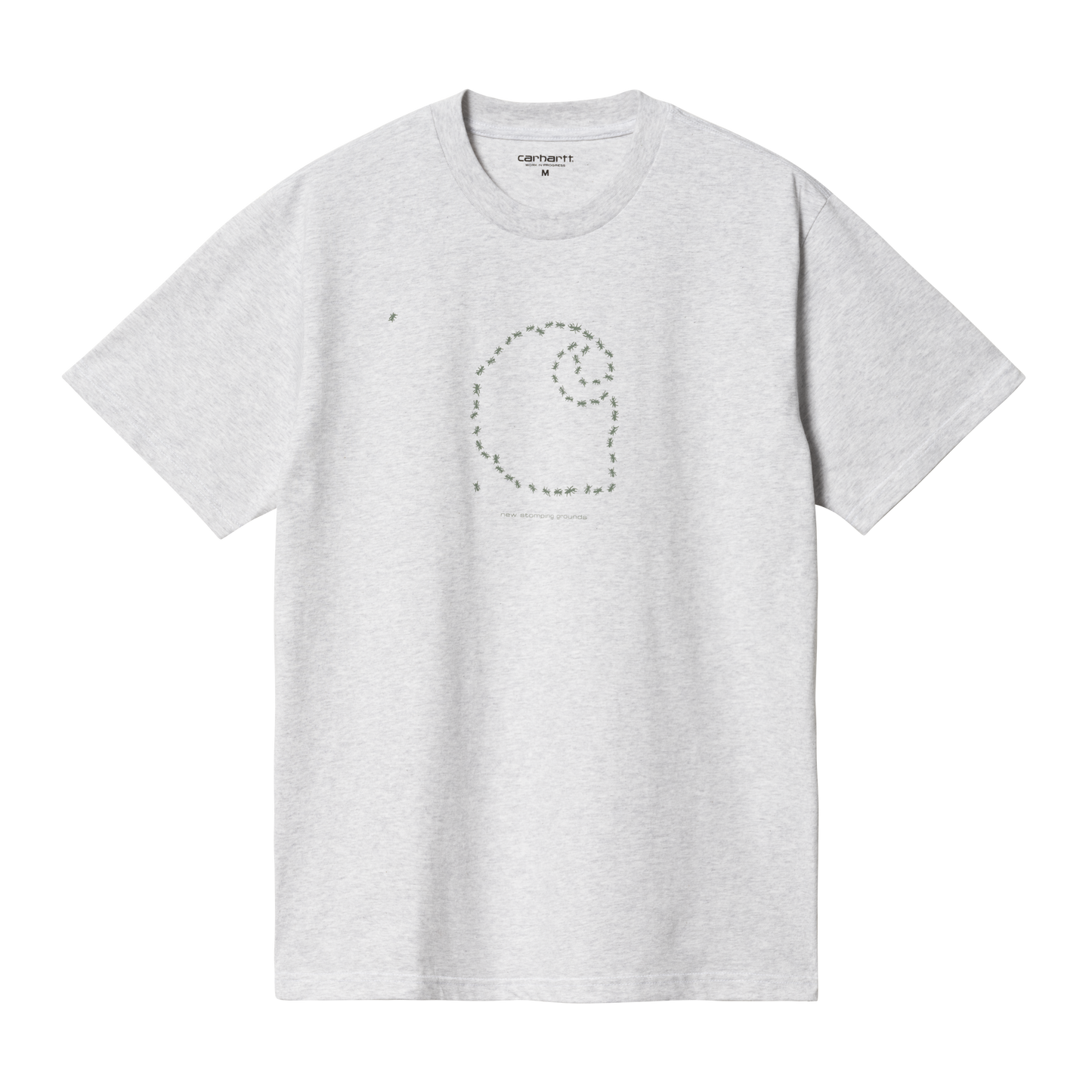 Carhartt WIP Stomping Grounds T-Shirt - Ash Heather
