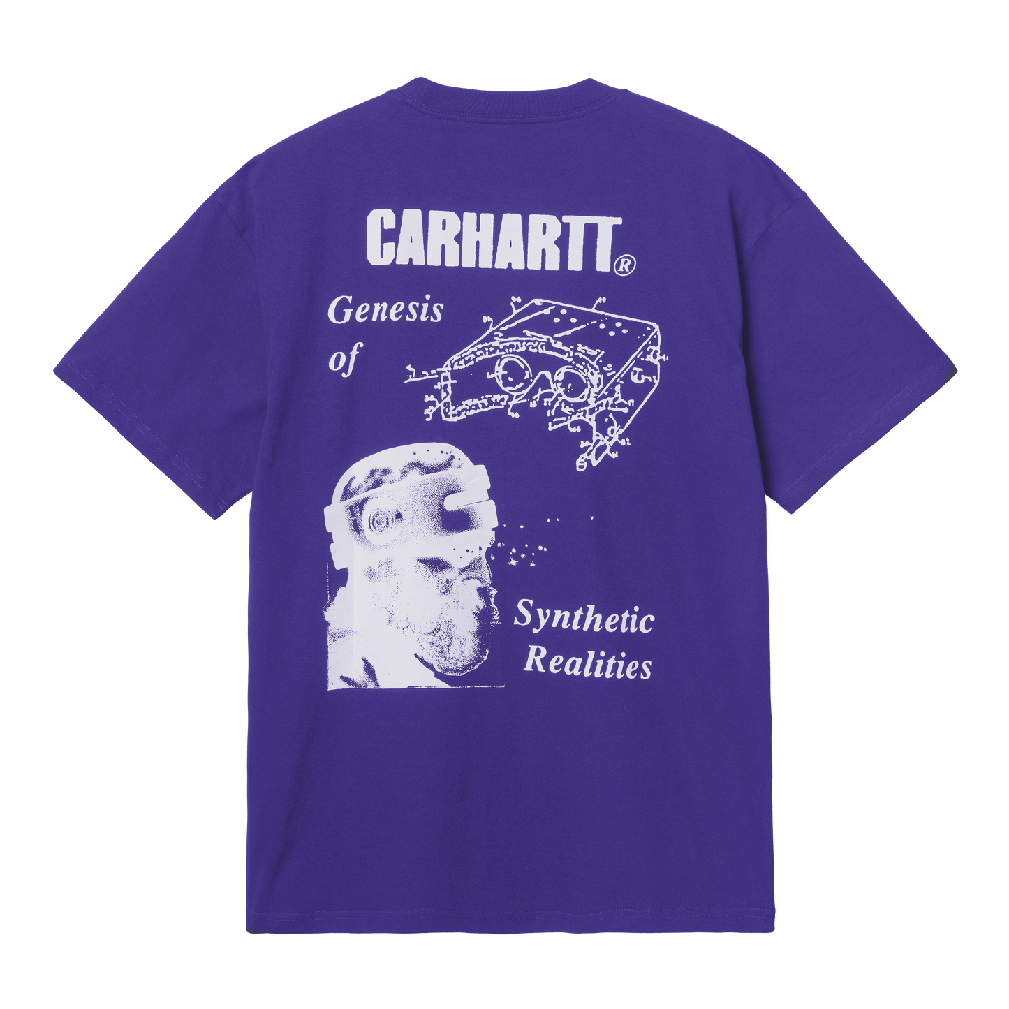 Carhartt WIP Synthetic Realities T-Shirt - Razzmic White