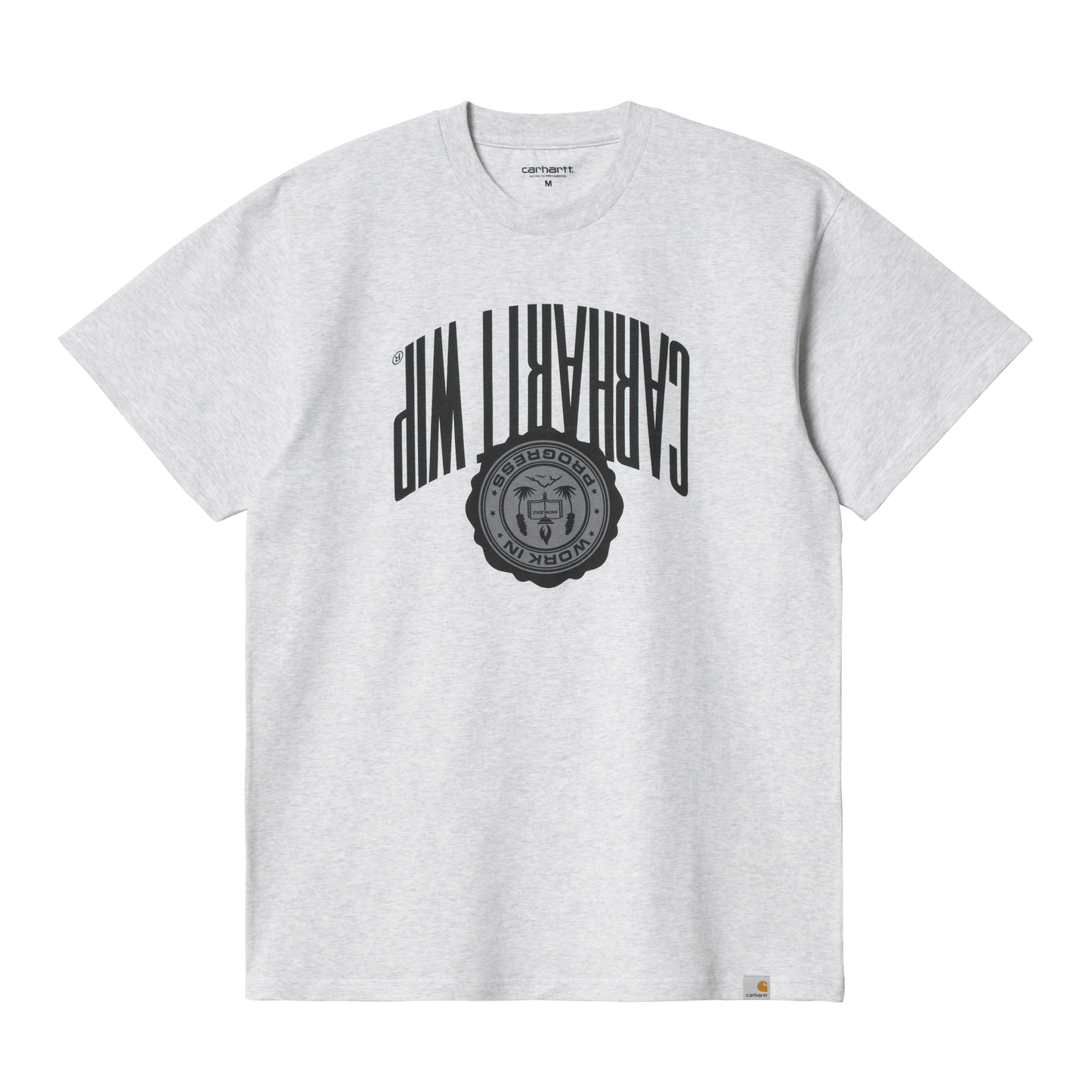 Carhartt WIP Upside Down T-Shirt - Ash Heather