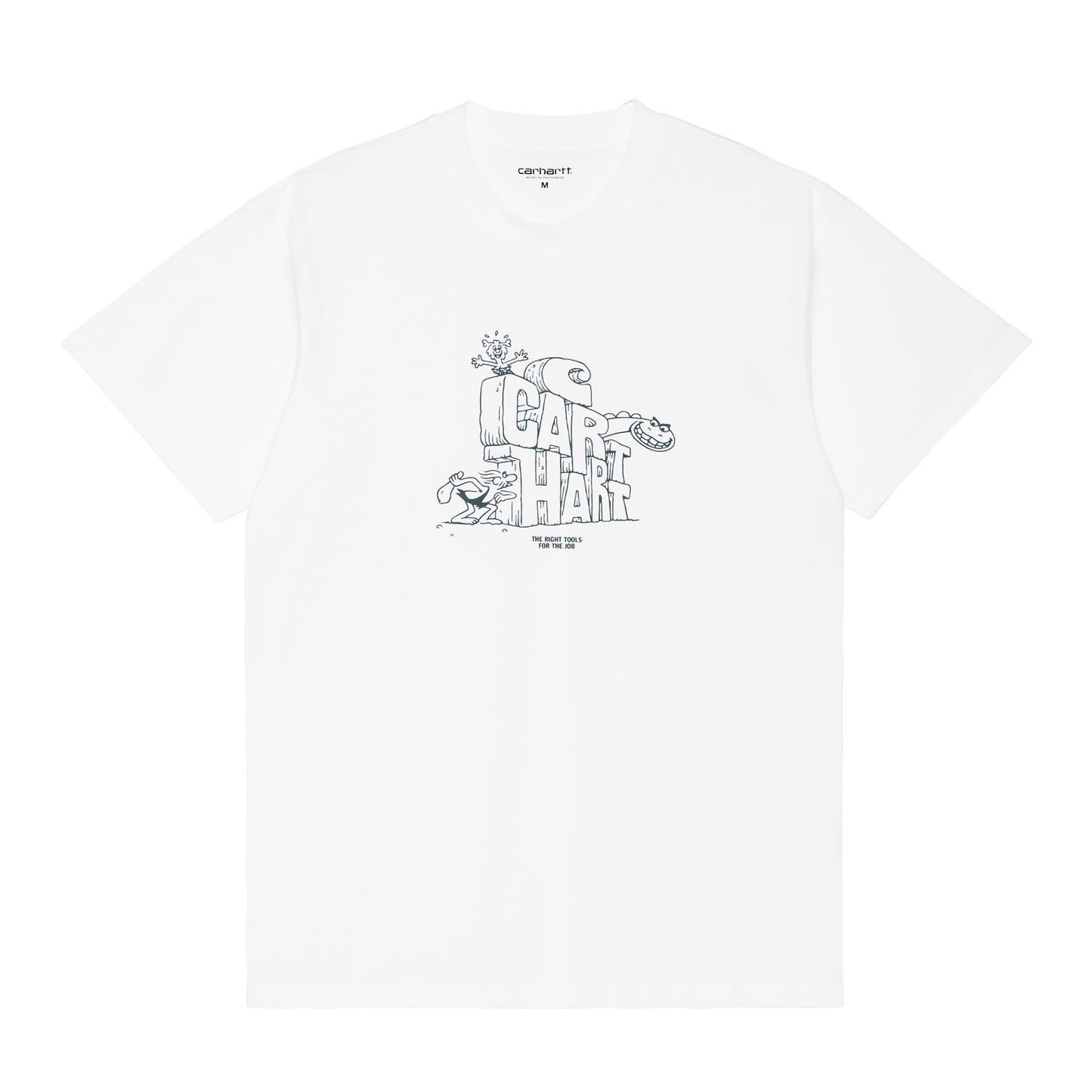 Carhartt WIP Stoneage T-Shirt - White Eucalyptus