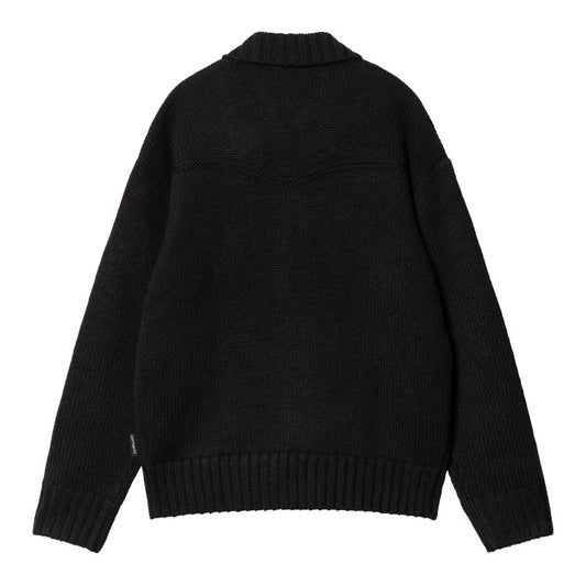 Carhartt WIP Santa Fe Cardigan - Black