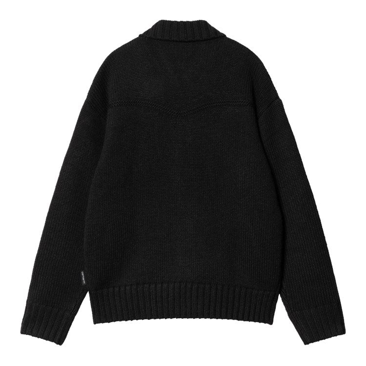 Carhartt WIP Santa Fe Cardigan - Black