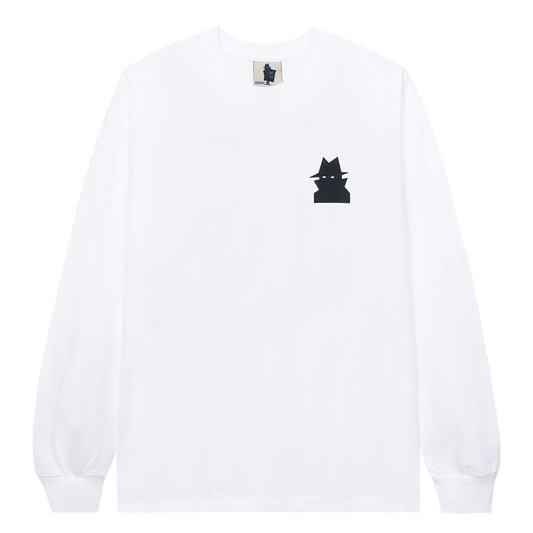 Real Bad Man Schroomergang LS T-Shirt - White