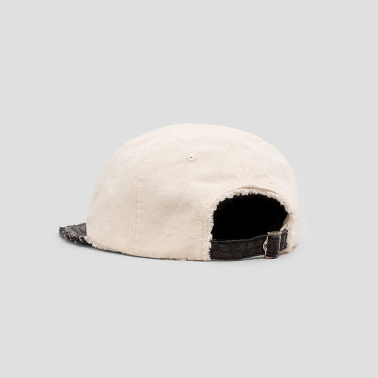 Heresy Scraggy Soft Peak Cap - Ecru