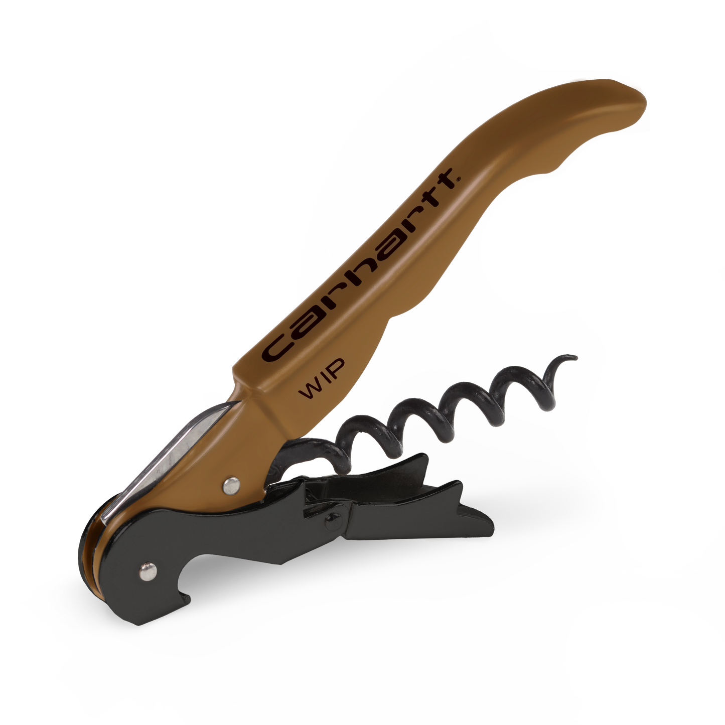 Carhartt WIP Script Pulltap's Corkscrew - Hamilton Brown Black
