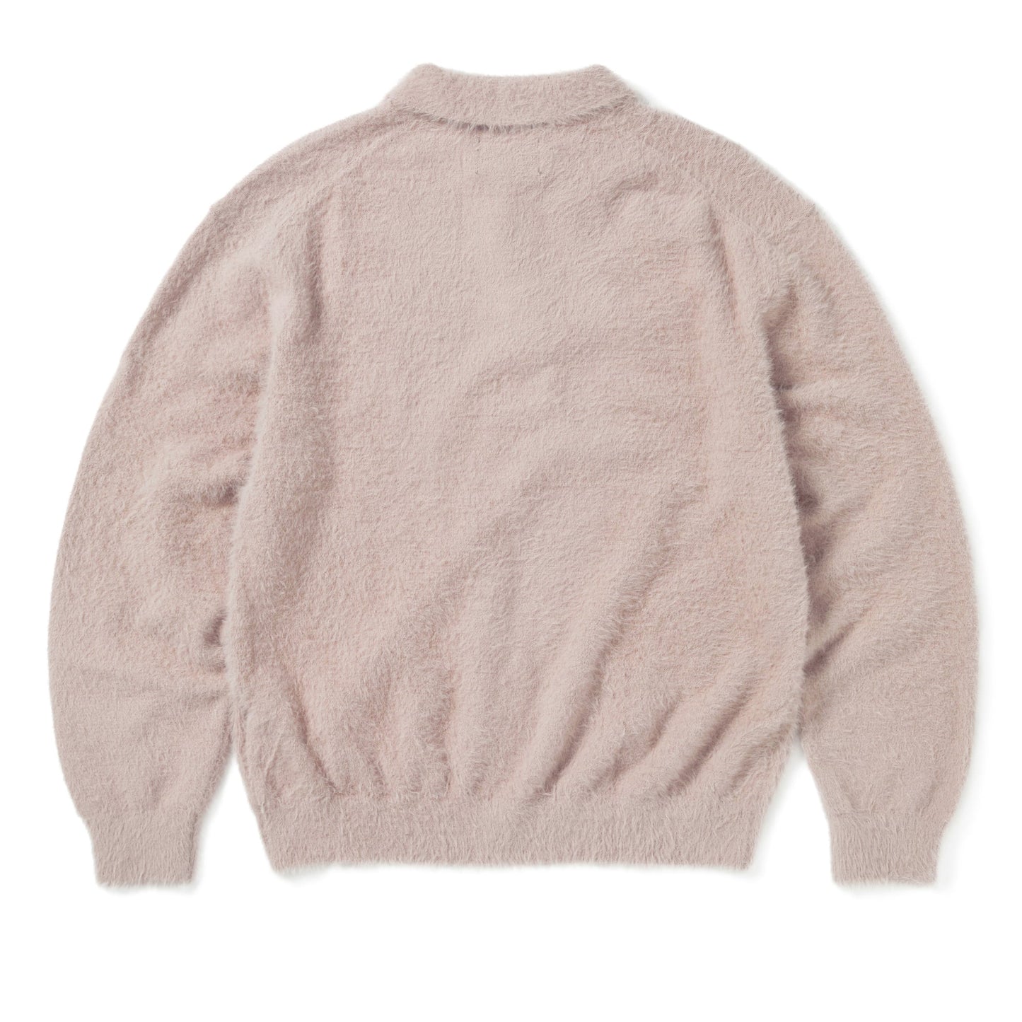 TINT SCT-Logo Shaggy Knit Polo - Pink