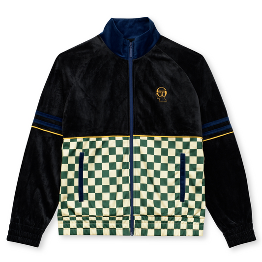 Brain Dead x Sergio Tacchini Velour Tracksuit - Black