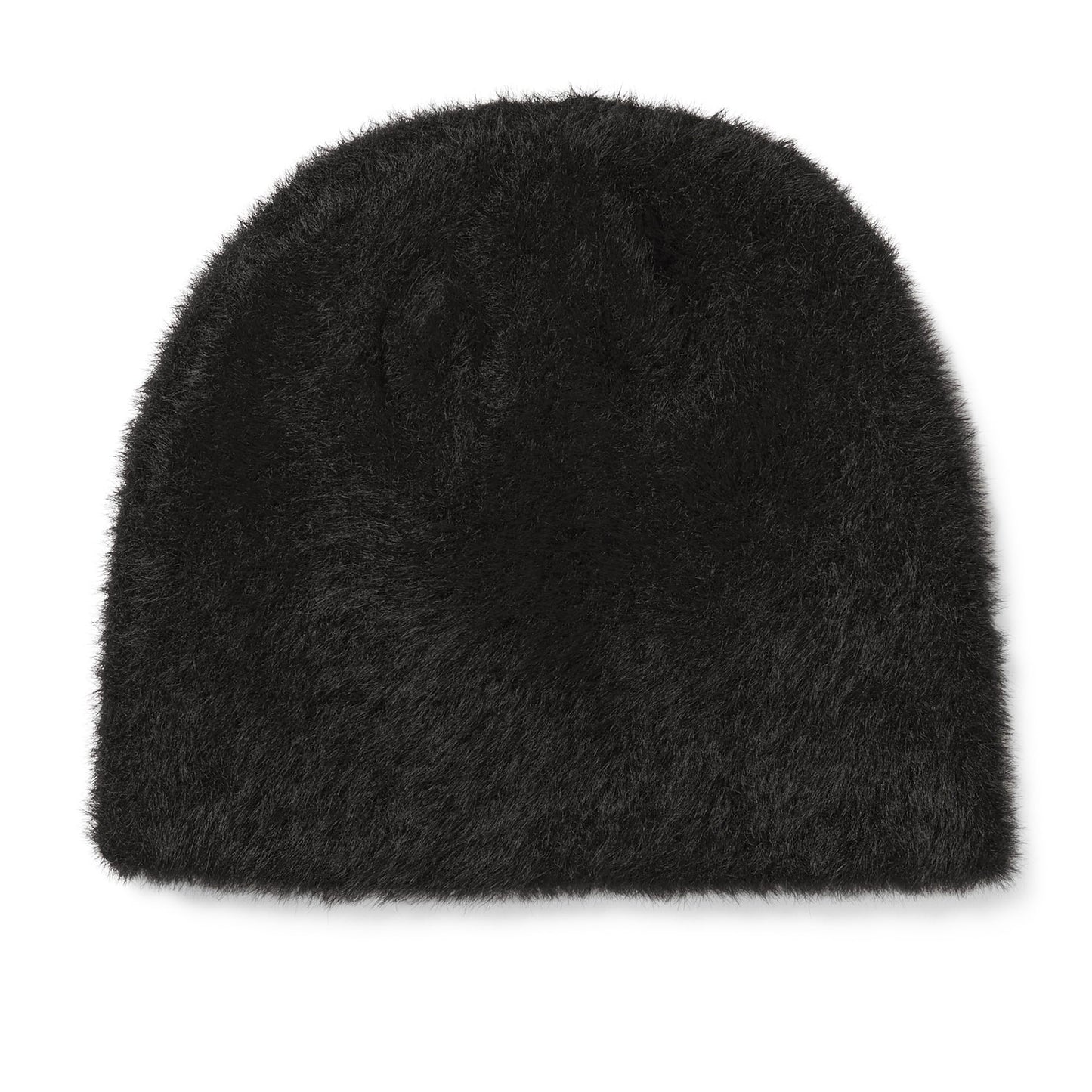 TINT Shaggy No Cuff Beanie - Black
