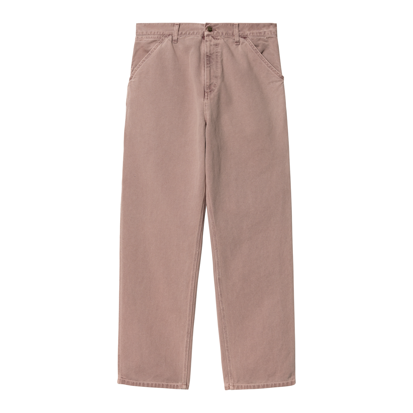 Carhartt WIP Single Knee Pant - Dark Plum Faded