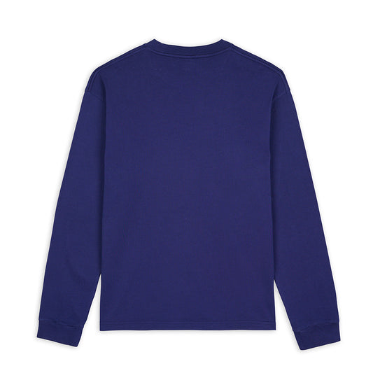 Brain Dead Skeletal LS T-Shirt - Navy
