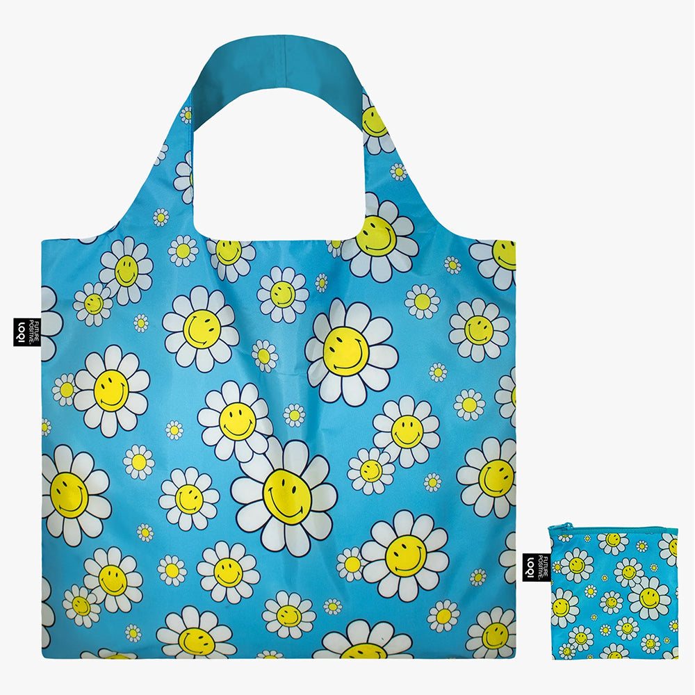 LOQI Smiley Flowers Aquarius Bag - Multi