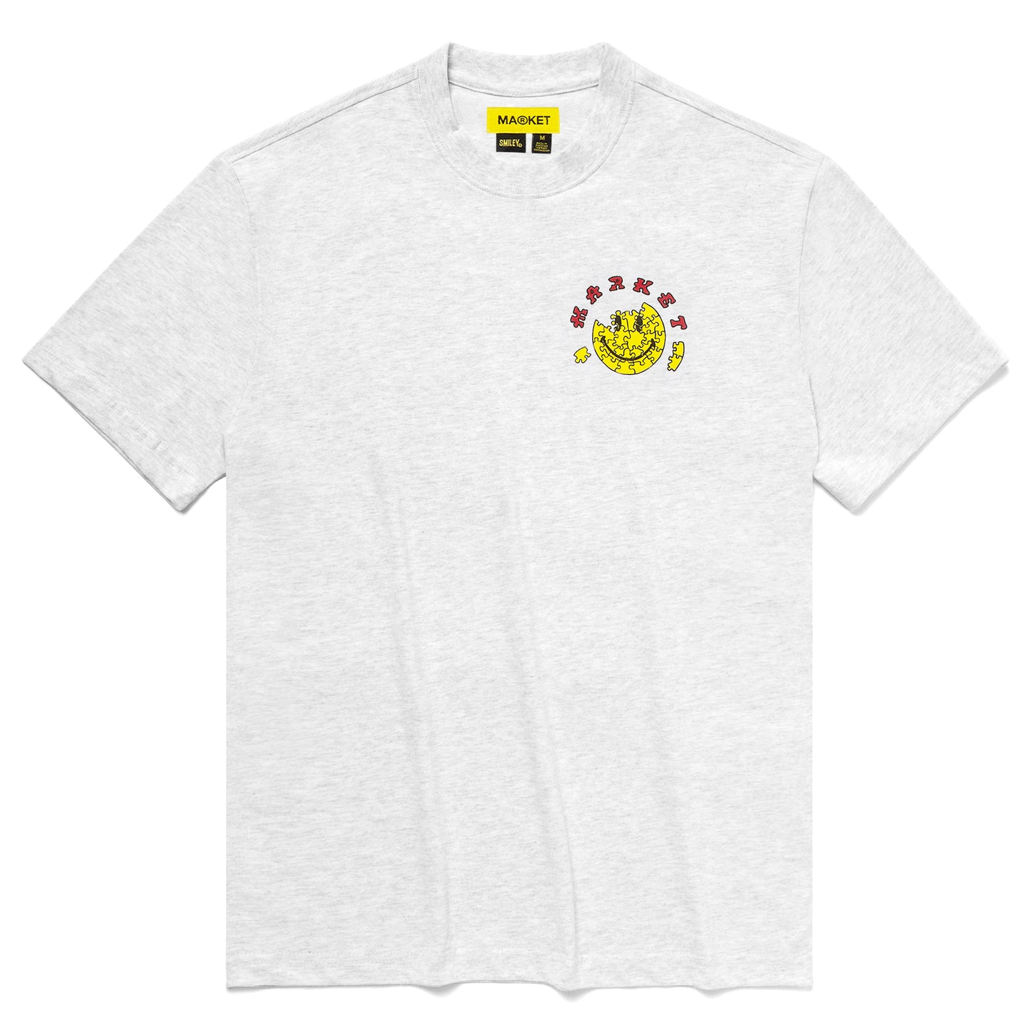 MARKET Smiley Piece Of Mind T-Shirt - Ash