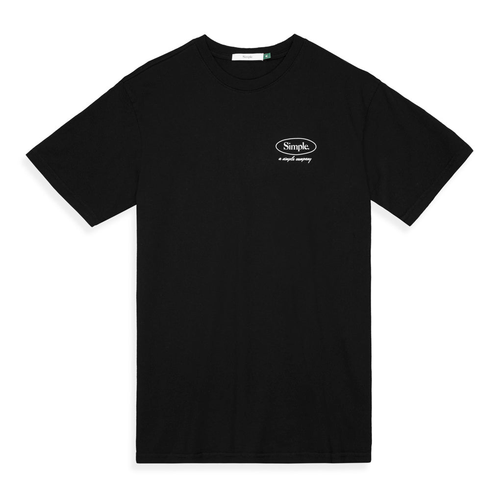 Simple Oval T-Shirt - Black