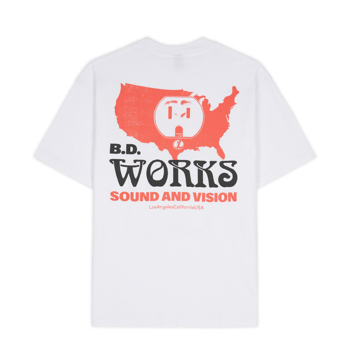 Brain Dead Sound And Vision Tee - White