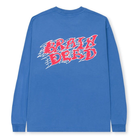 Brain Dead Summoner LS T-Shirt - China Blue