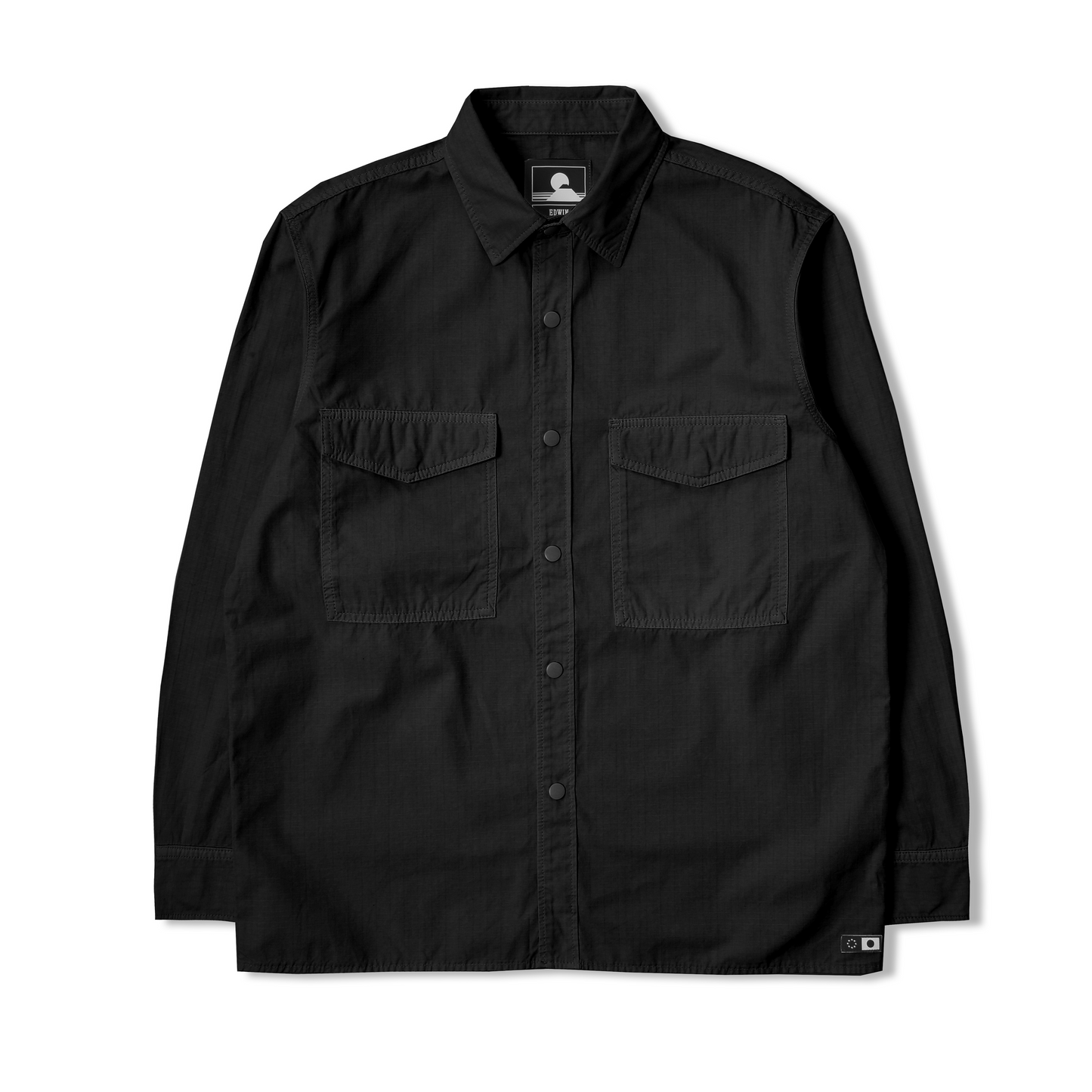 Edwin Rip Stop Big Shirt - Black