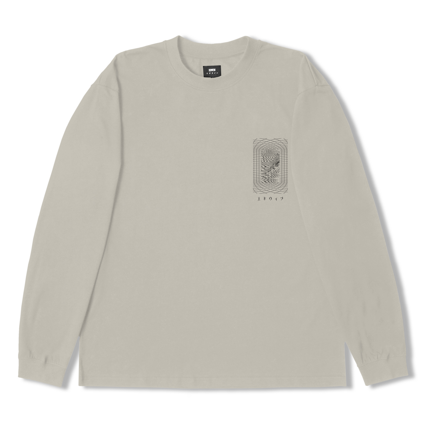 Edwin Images of Noise L/S T-Shirt - Pelican