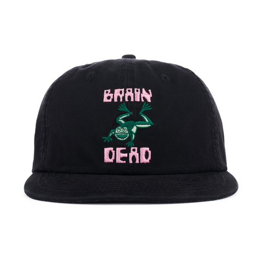 Brain Dead Toadman 6 Panel Cap - Black