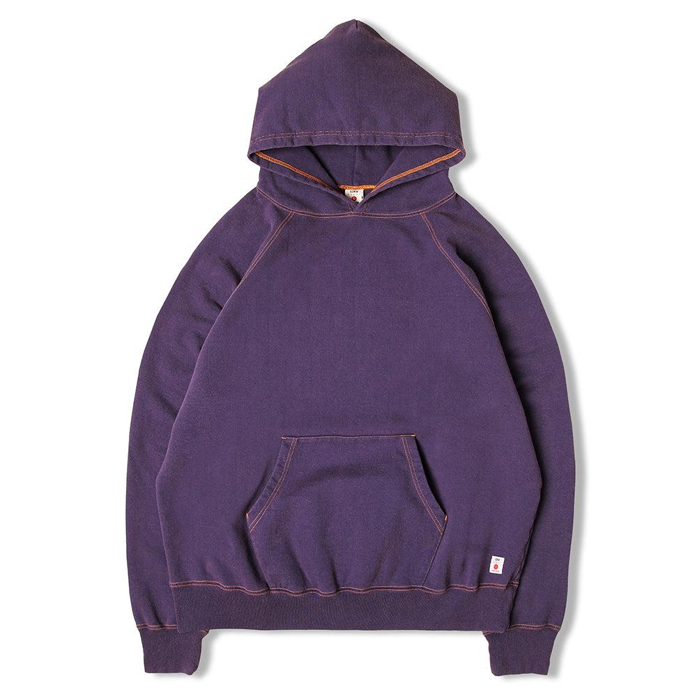 Edwin Raglan-Sleeve Hoodie - Dark Purple