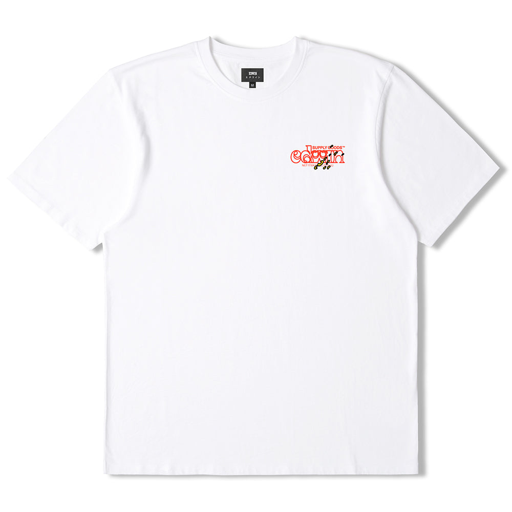 Edwin Mayo T-Shirt - White Garment Washed