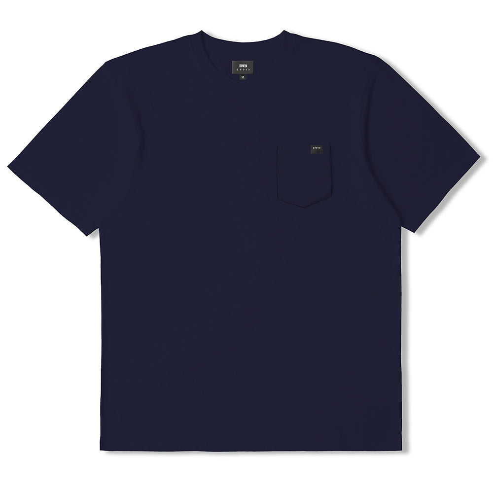 Edwin Pocket T-Shirt - Maritime Blue
