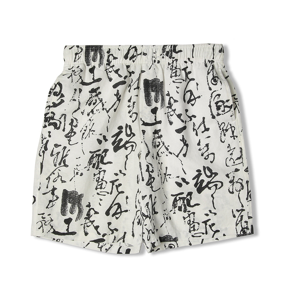 Edwin Private Letter Shorts - Black