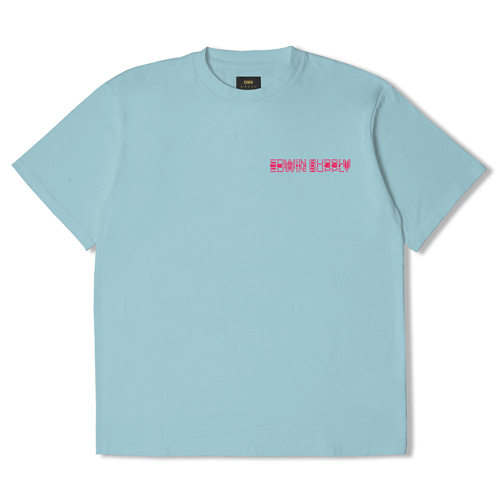 Edwin x Robert Beatty III T-Shirt - Sky Blue