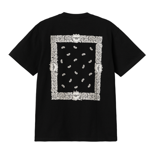 SS Paisley T-Shirt - Black Wax
