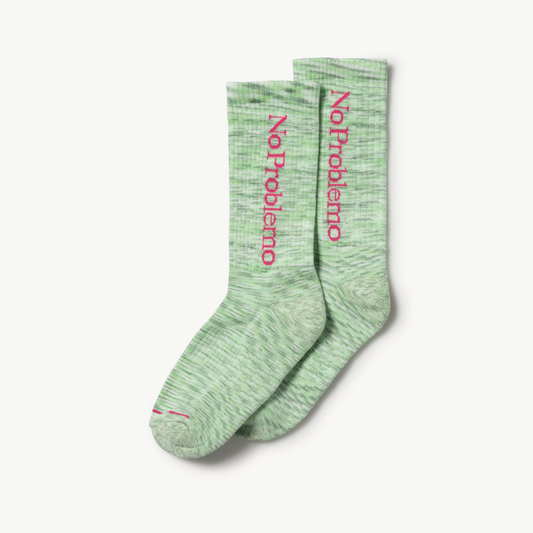 Aries Arise No Problemo Space Dye Socks - Green