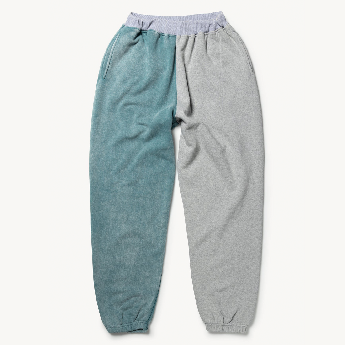Aries Arise Colourblock Sweatpant - Teal Grey