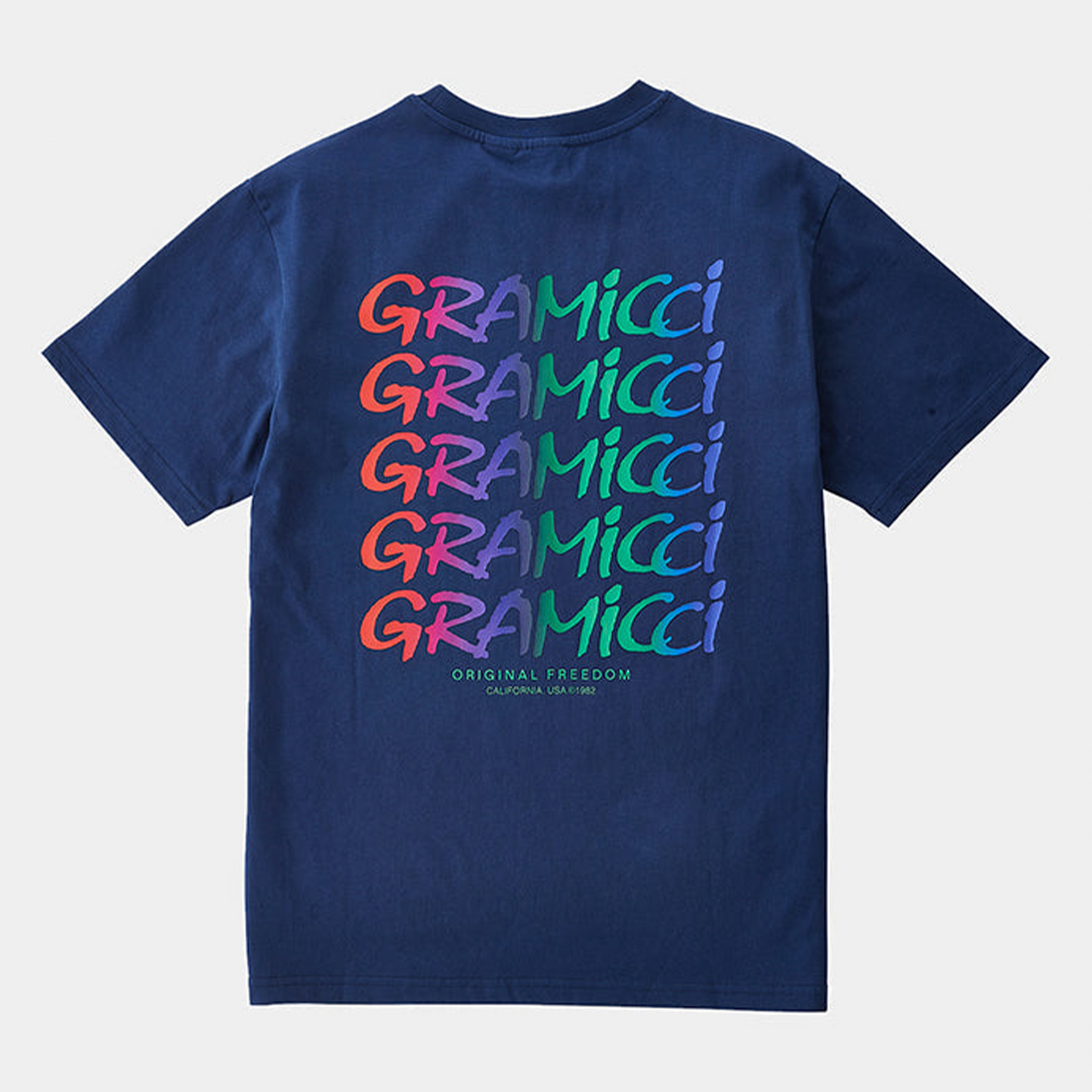 Gramicci Stacked T-Shirt - Navy
