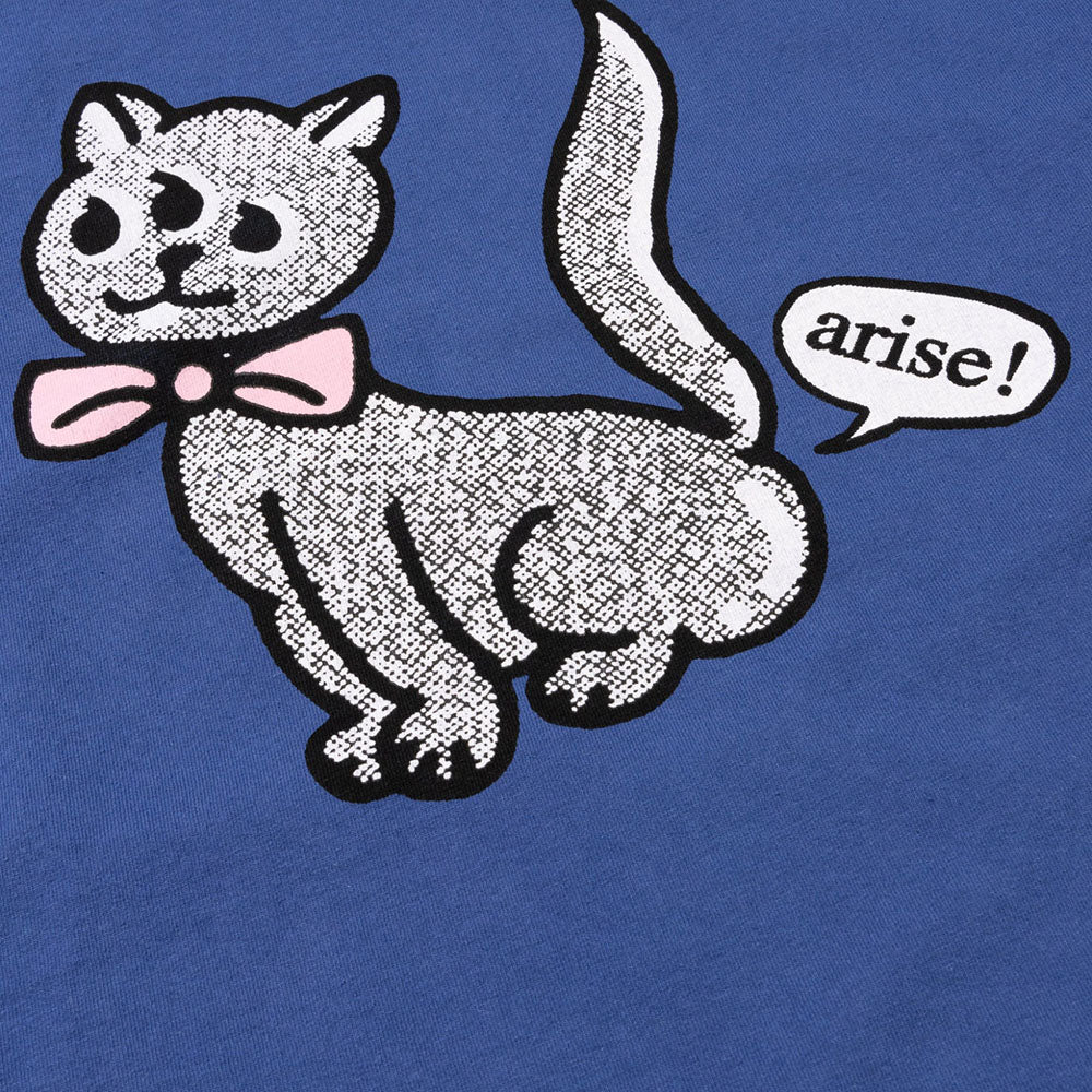 Aries Arise Tuatura Cat T-Shirt - Navy