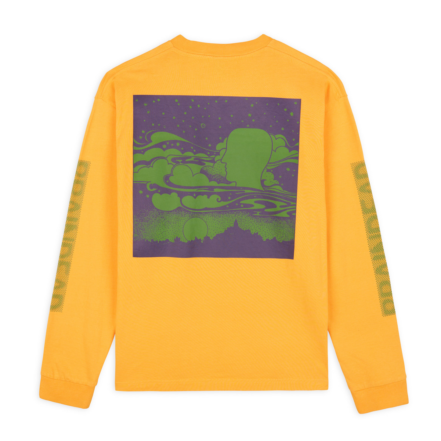 Brain Dead Stereo Report LS T-Shirt - Orange