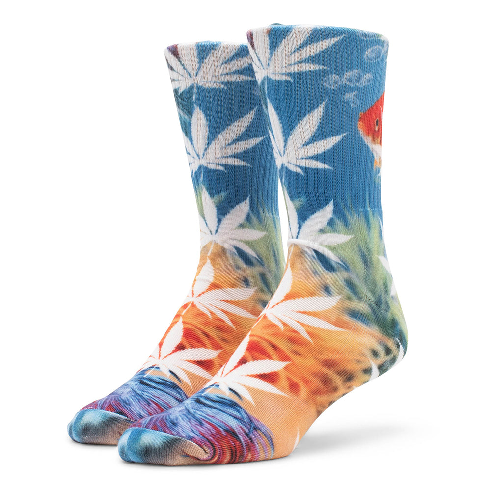 HUF Submerged Digital Plantlife Socks - Blue