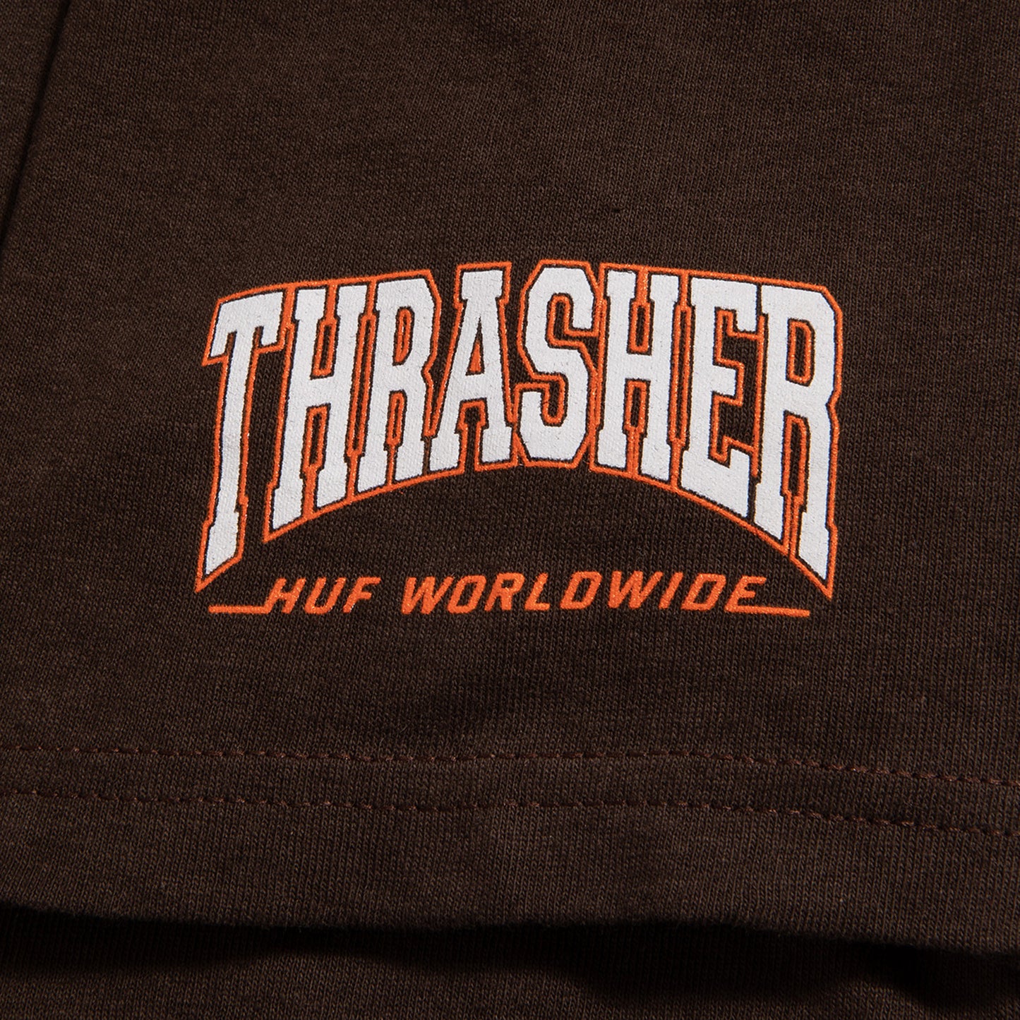HUF x Thrasher Sunnydale T-Shirt - Chocolate