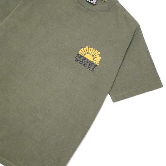 Service Works Sunny Side Up T-Shirt - Olive